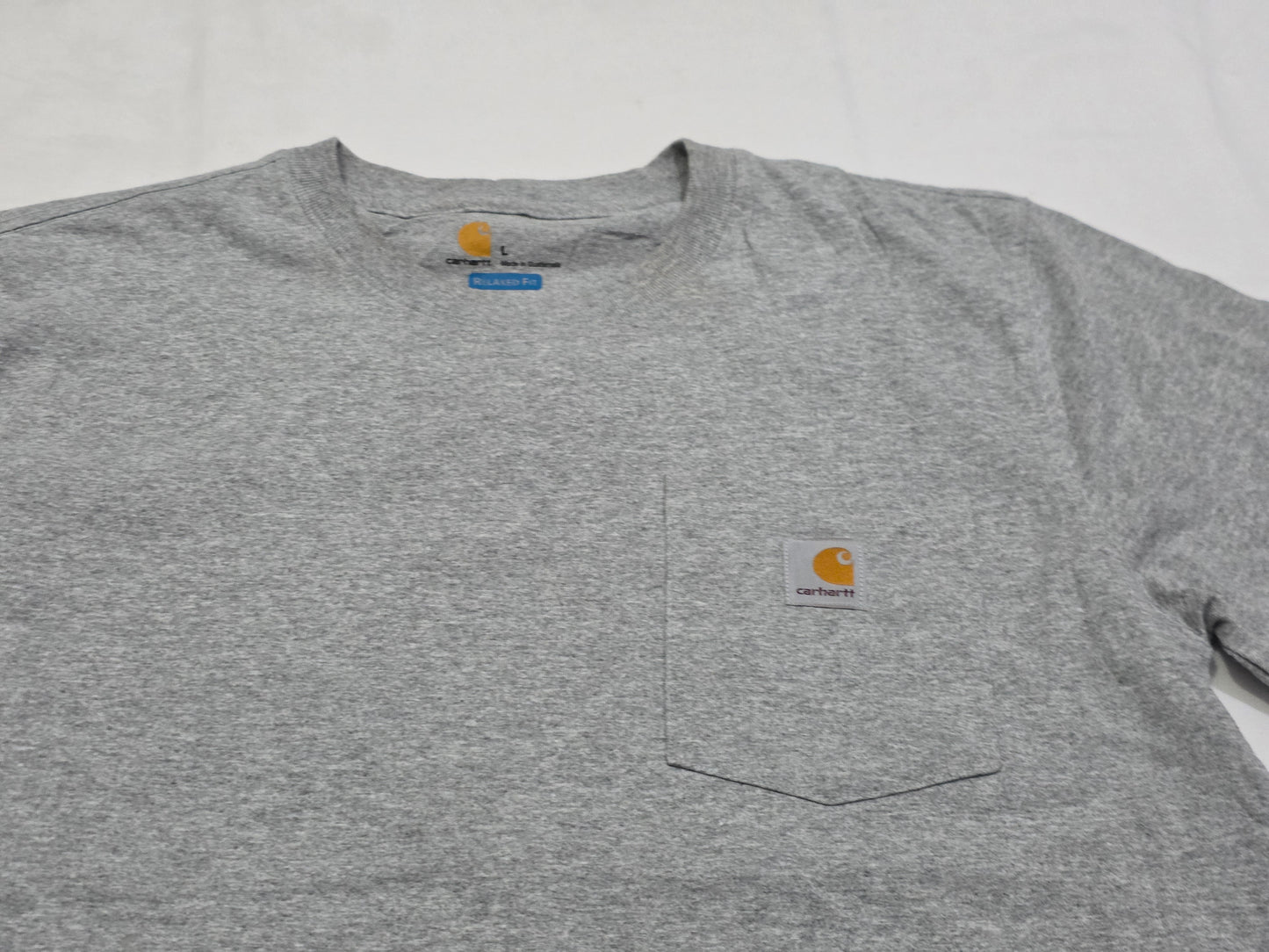 Playera Relaxed Fit Carhartt Grande L Gris
