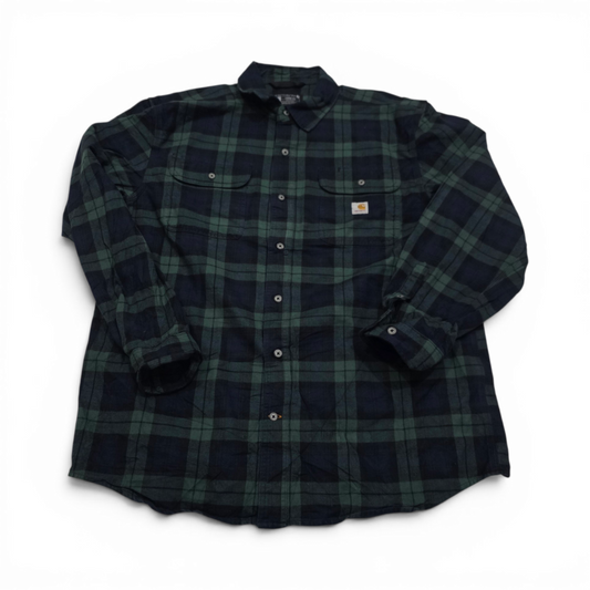 Camisa Carhartt Grande L Verde Franela