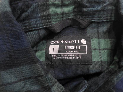 Camisa Carhartt Grande L Verde Franela