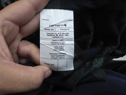 Camisa Carhartt Grande L Verde Franela