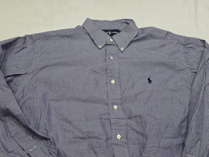 Camisa Ralph Lauren Grande L Lineas Morada