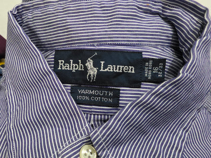 Camisa Ralph Lauren Grande L Lineas Morada