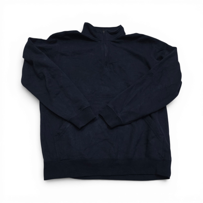 Sudadera Carhartt Grande L Azul Marino Cierre Corto
