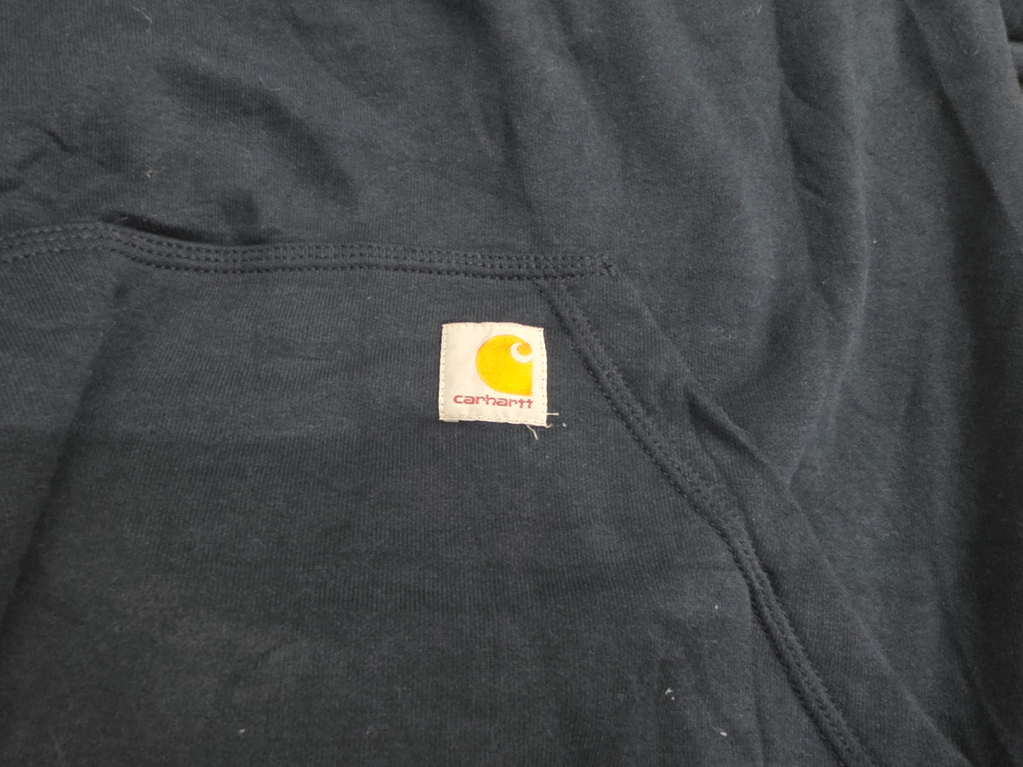 Sudadera Carhartt Grande L Azul Marino Cierre Corto