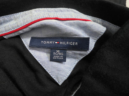 Playera Polo Tommy Hilfiger Xgrande Xl Negro Letras