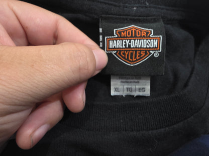 Playera Harley Davidson Xgrande Xl Negro Orlando Florida