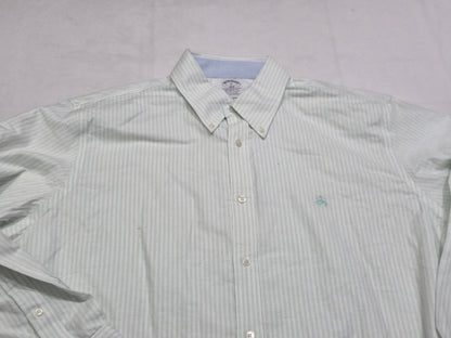 Camisa Brook Brothers Xgrande Xl Verde Claro