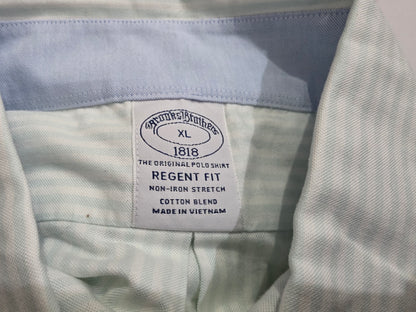 Camisa Brook Brothers Xgrande Xl Verde Claro