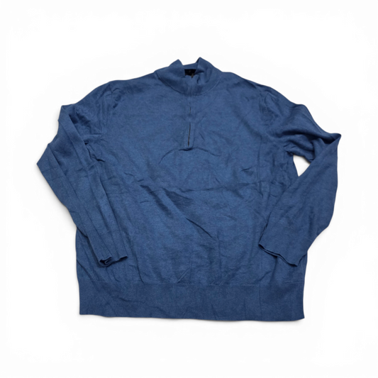 Sueter Brooks Brothers Xgrande Xl Azul Cierre Corto