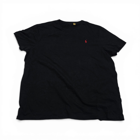 Playera Ralph Lauren 2xl Negro Pony Rojo