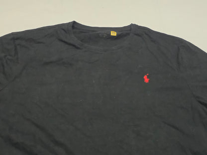 Playera Ralph Lauren 2xl Negro Pony Rojo