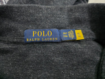 Sueter Ralph Lauren 2xl Alto Gris Oscuro Pony Colores
