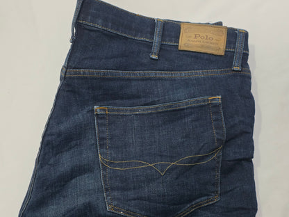 Pantalon Recto Ralph Lauren 44bx30 Azul Marino