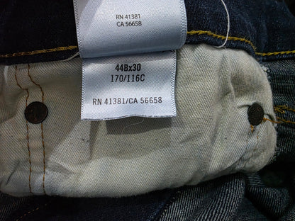 Pantalon Recto Ralph Lauren 44bx30 Azul Marino
