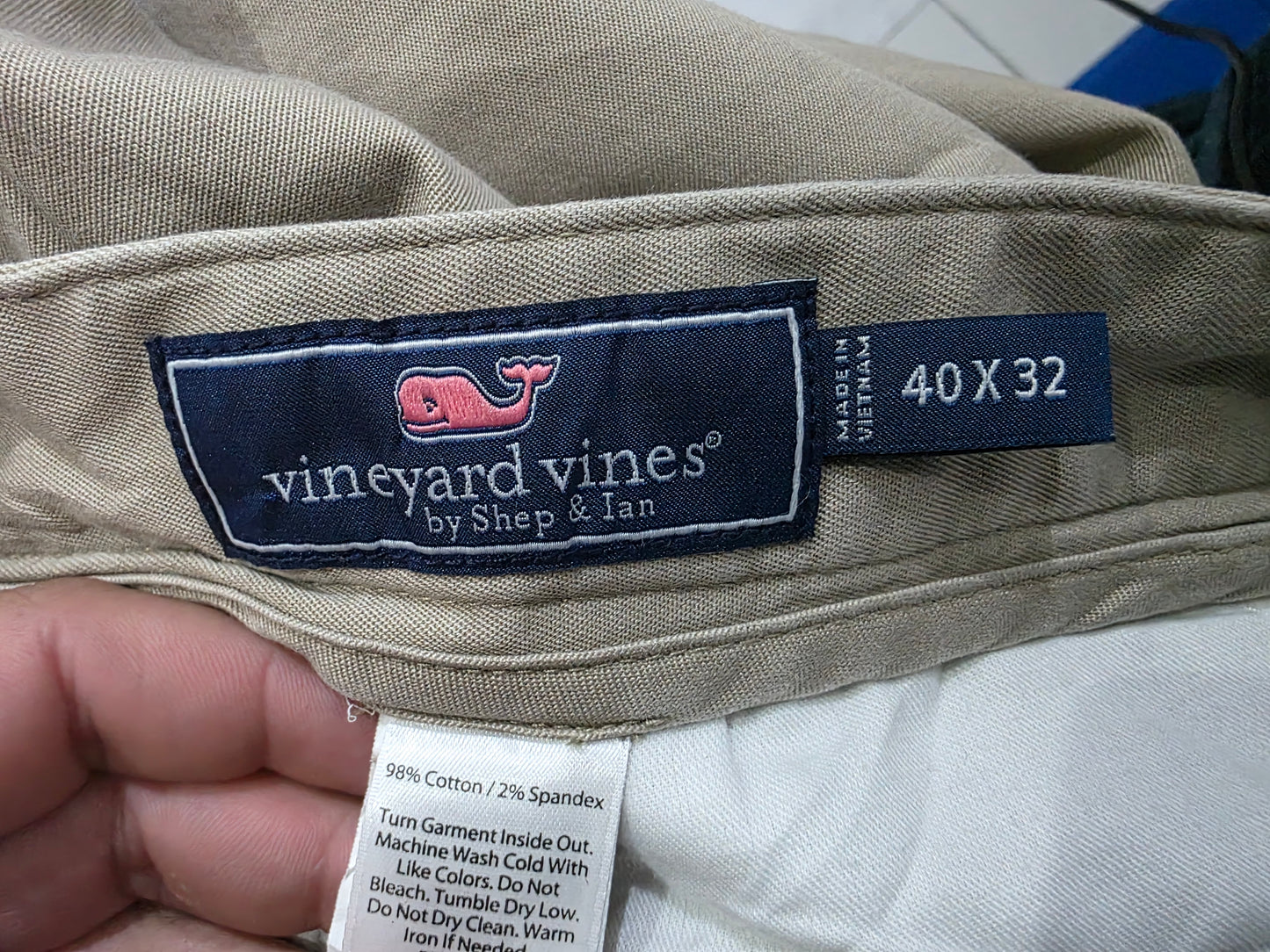 Pantalon Recto Vineyard Vines 40x32 Cafe