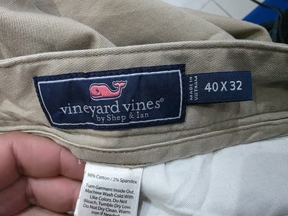 Pantalon Recto Vineyard Vines 40x32 Cafe