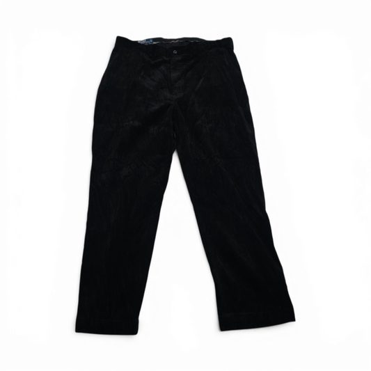 Pantalon Recto Pana Ralph Lauren 40 X30 Negro