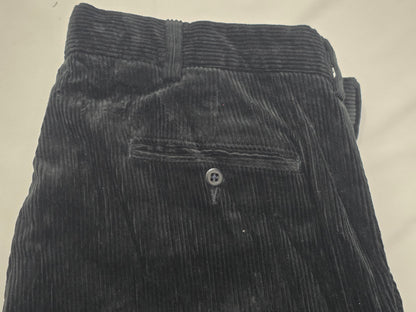 Pantalon Recto Pana Ralph Lauren 40 X30 Negro
