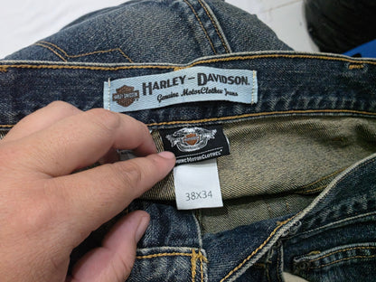 Pantalon Recto Harley Davidson 38x34 Azu