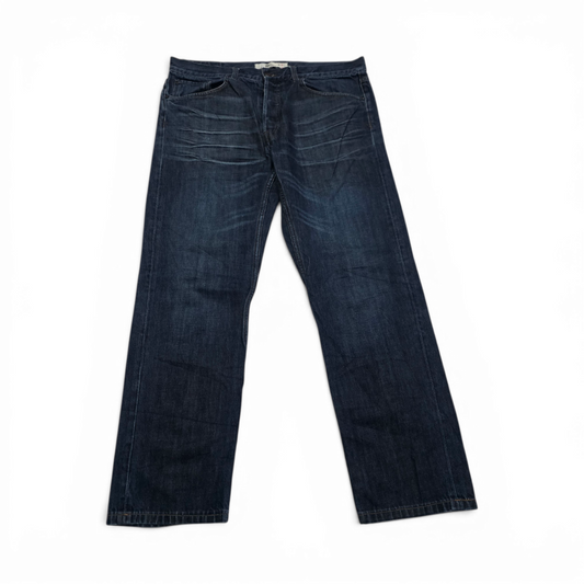 Pantalon Recto Lacoste 38x34 Azul