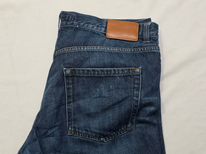 Pantalon Recto Lacoste 38x34 Azul