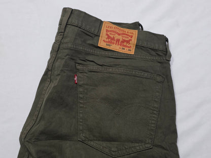 Pantalon Recto Levis 505 36x30 Verde