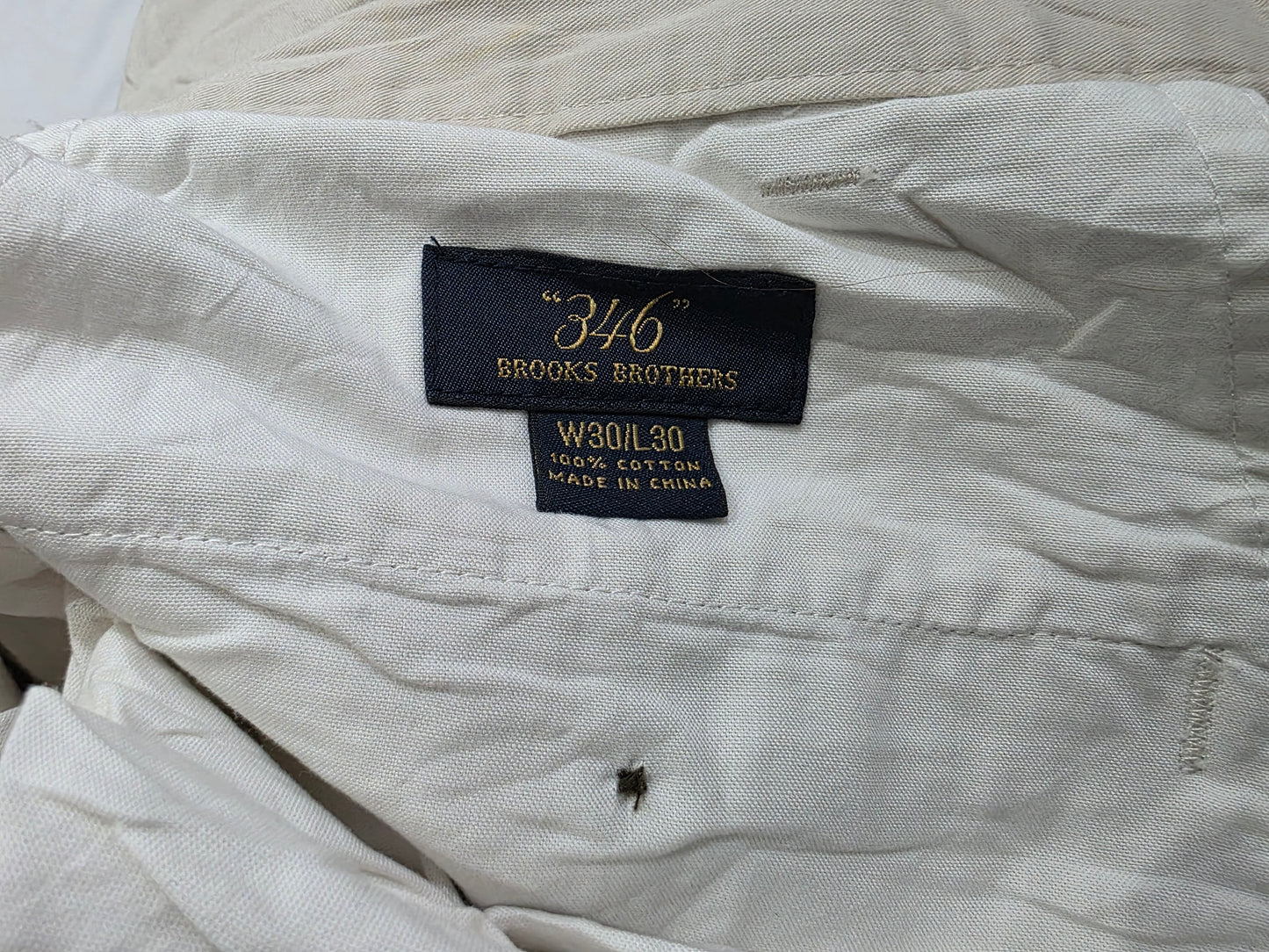 Pantalon Relaxed Brooks Brothers 30x30 Beige