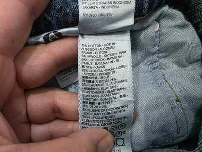 Pantalon Recto Levis 514 30x30 Azul