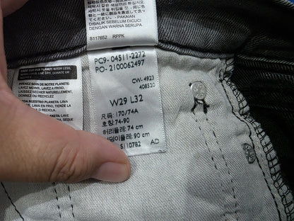 Pantalon Slim Fit Levis 511 29x32 Gris Deslavado