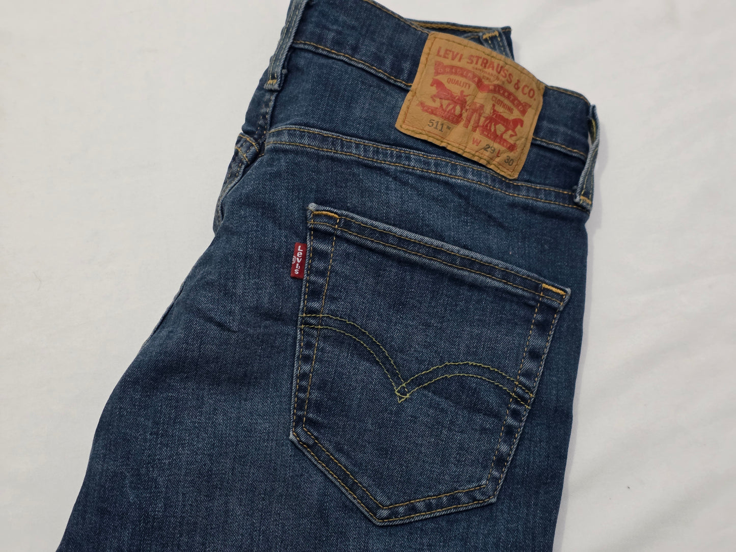 Pantalon Slim Fit Levis 511 29x30 Azul