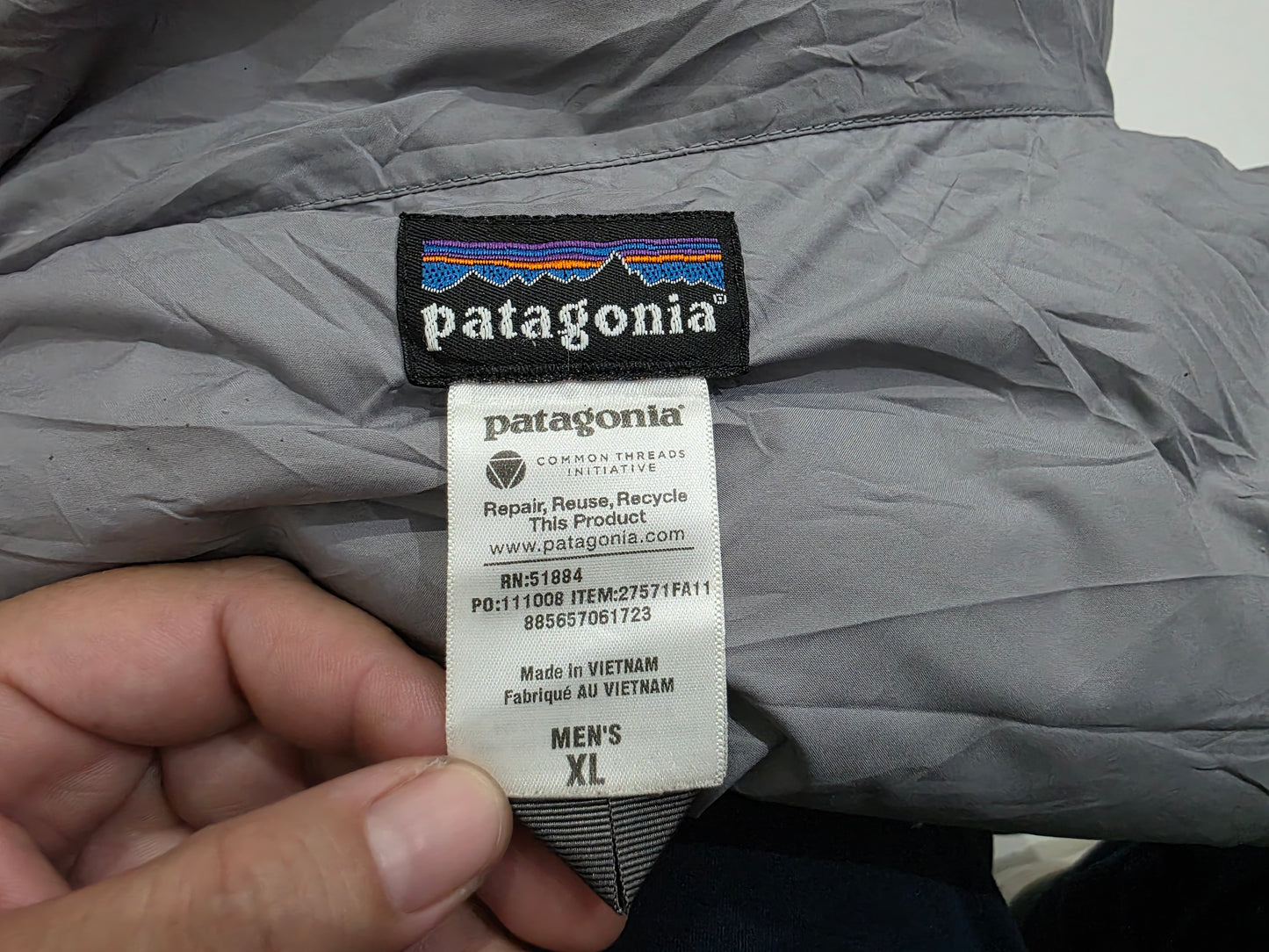 Chaleco Patagonia Xgrande Xl Rojo Con Gris