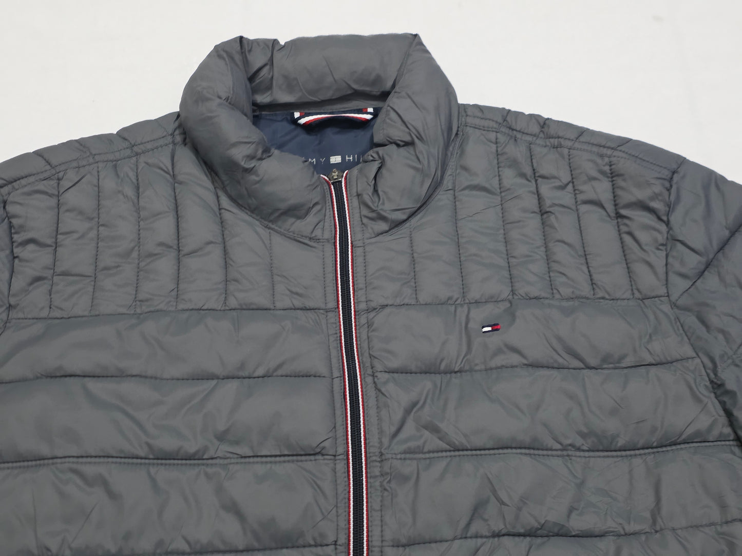 Chamarra Tommy Hilfiger Xgrande Xl Gris