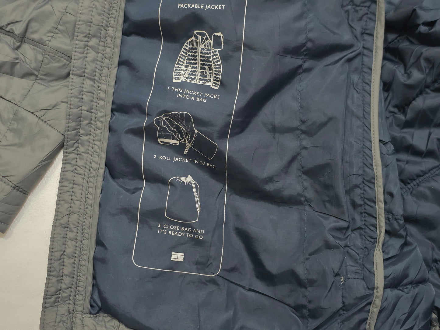 Chamarra Tommy Hilfiger Xgrande Xl Gris