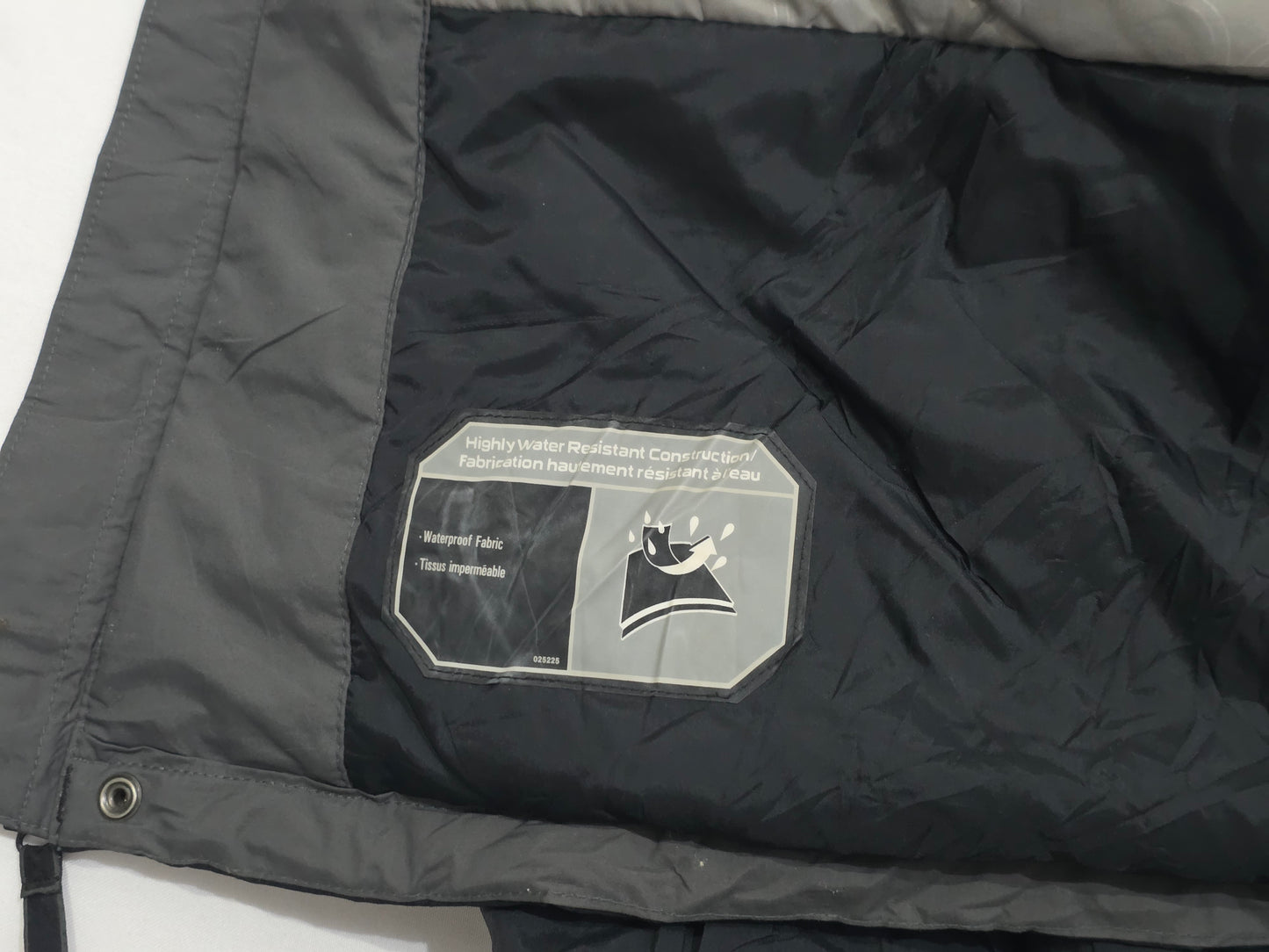 Chamarra Columbia 2xl Negro Gris Resistente Al Agua