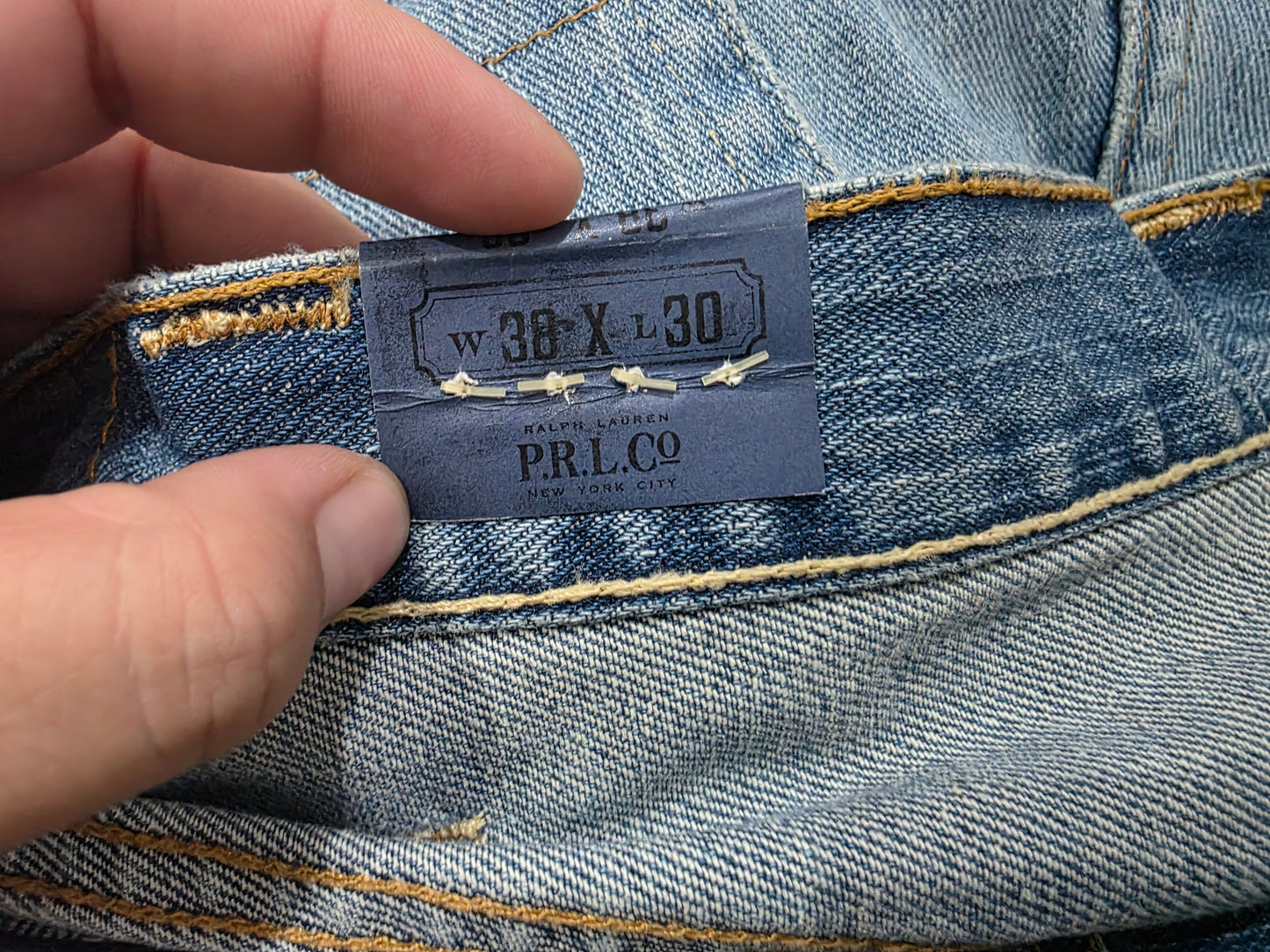 Pantalon Ralph Lauren Relaxed 38x30 Azul