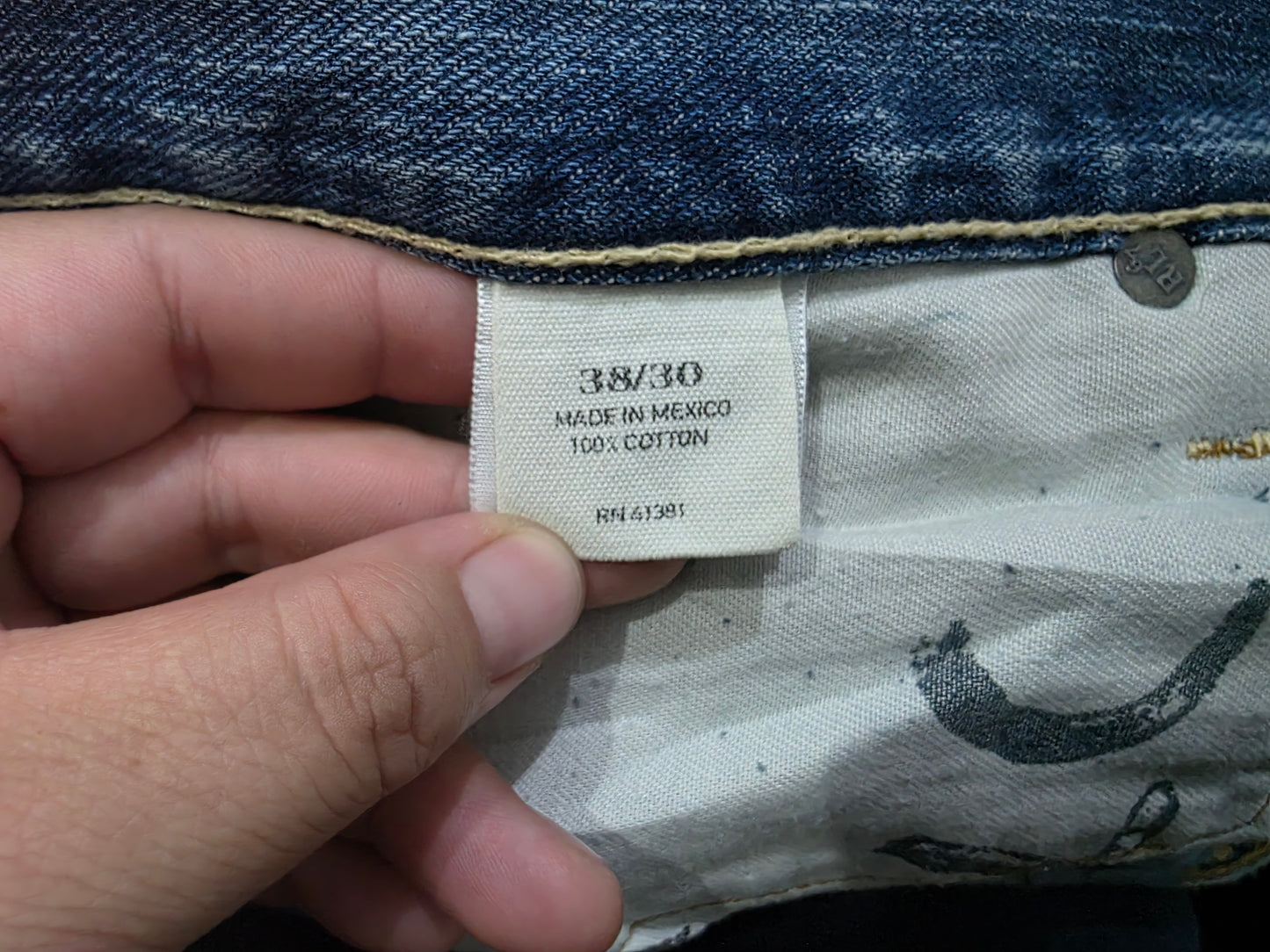 Pantalon Ralph Lauren Relaxed 38x30 Azul