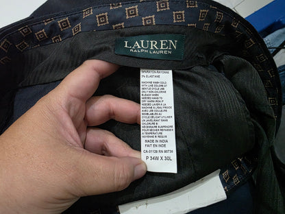 Pantalon De Vestir Ralph Lauren 34x30 Azul