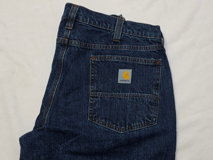 Pantalon Carhartt Relaxed Fit 34x34 Azul Forro Interno