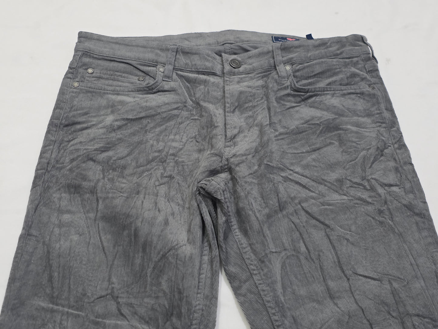 Pantalon Recto Pana Vineyard Vines 33x32 Gris