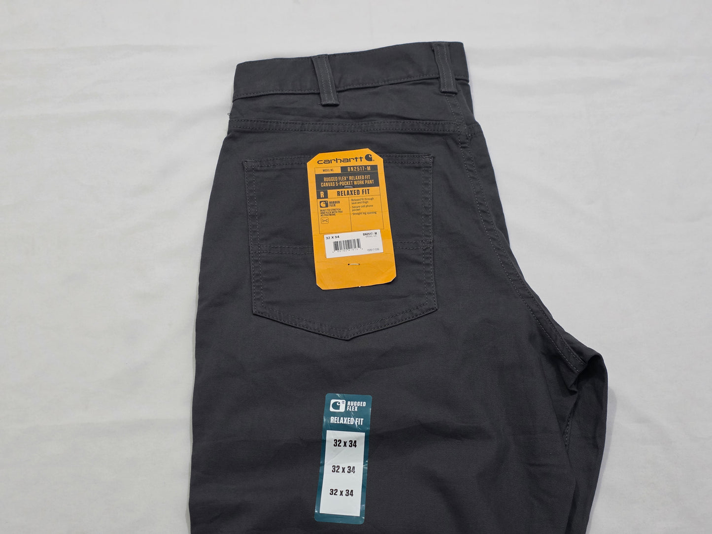 Pantalon Carhartt Relaxed Fit Rugged Flex 32x34 Gris