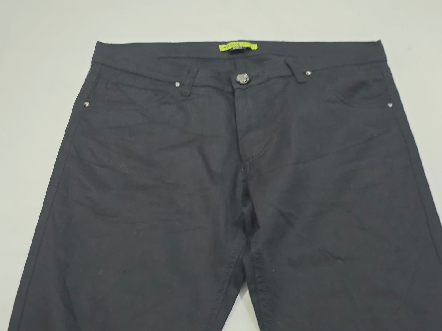 Pantalon Recto Versace 30 Negro