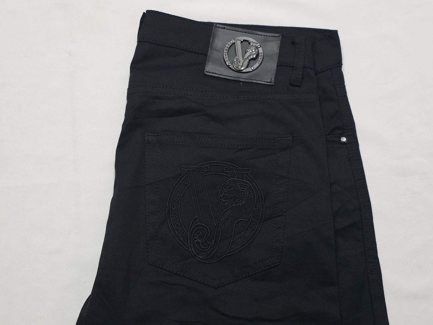 Pantalon Recto Versace 30 Negro