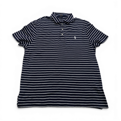 Playera Polo Ralph Lauren Xgrande Xl Azul Lineas