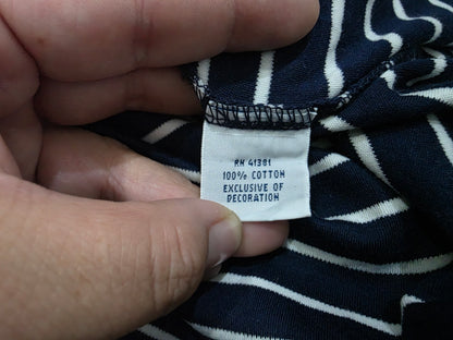 Playera Polo Ralph Lauren Xgrande Xl Azul Lineas
