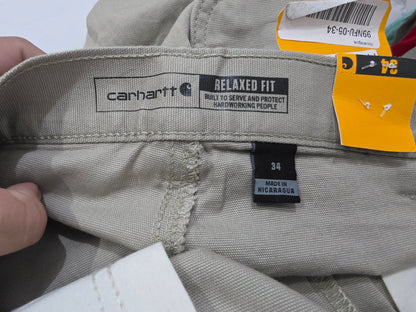 Bermuda Carhartt Talla 34 Relaxed Fit Cafe