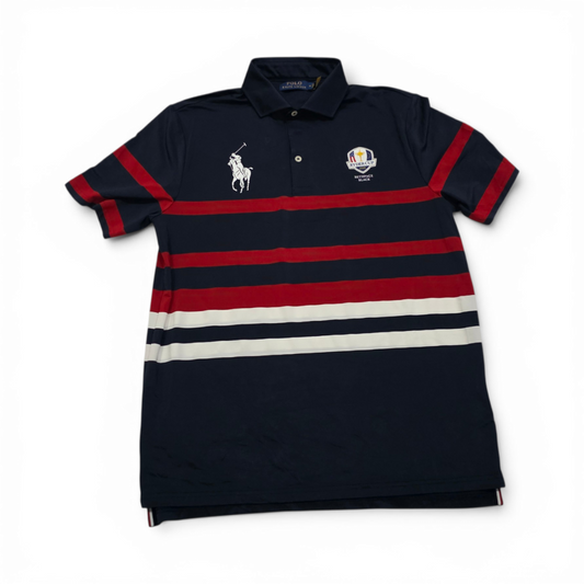 Playera Polo Ralph Lauren Ryder Cup Big Pony Mediana M Azul