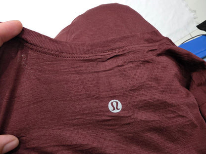 Playera Lululemon Chico S Vino Manga Larga