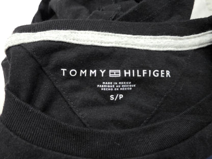 Playera Tommy Hilfiger Chico S Negro Letras