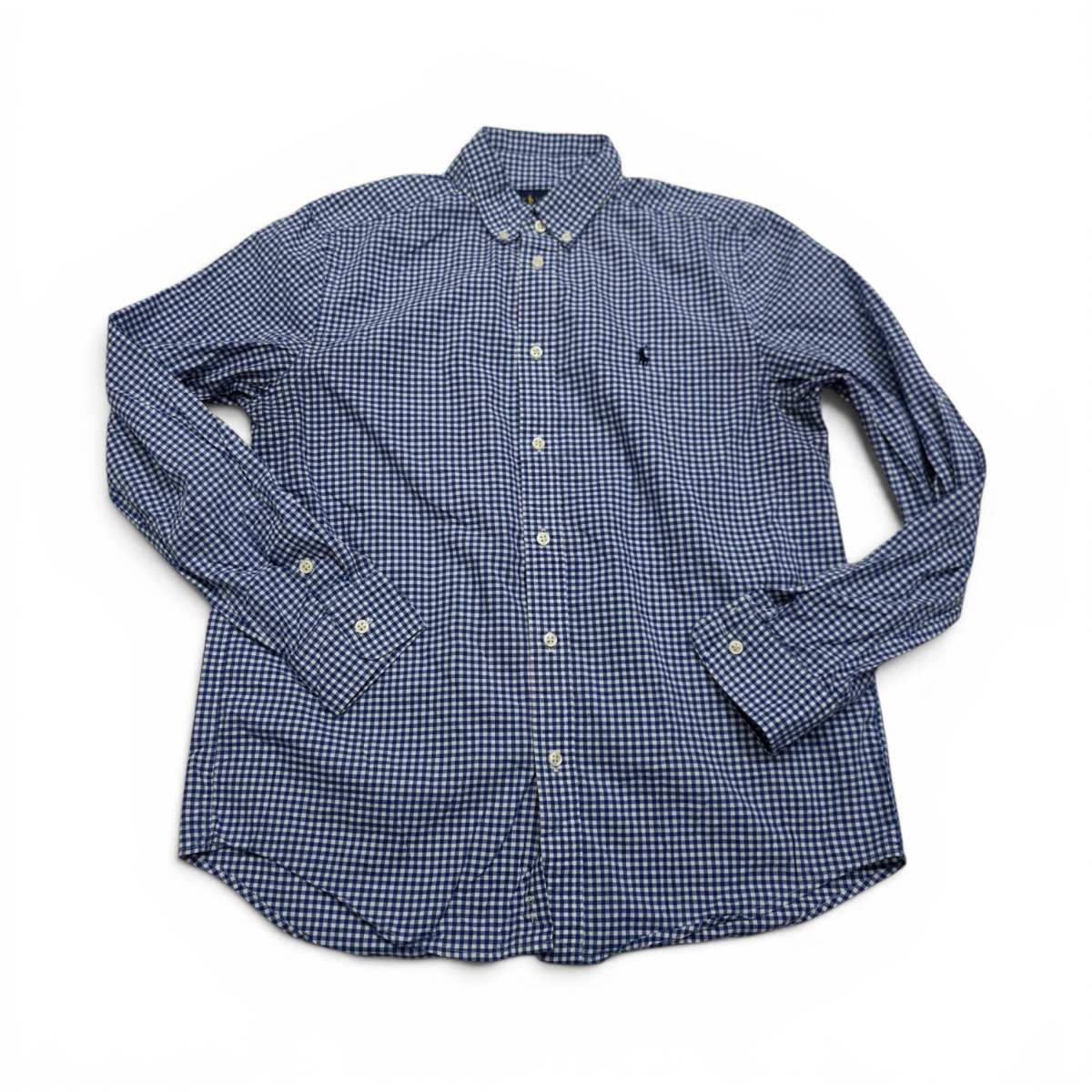Camisa Ralph Lauren Adolescente Xl Azul Cuadro