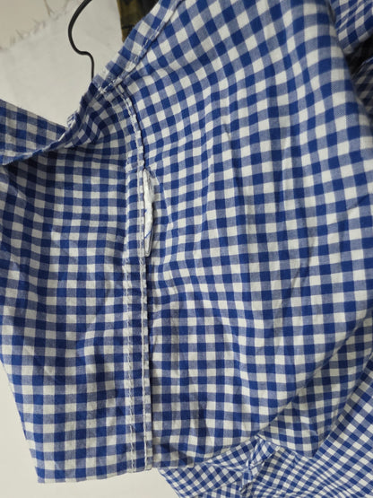 Camisa Ralph Lauren Adolescente Xl Azul Cuadro